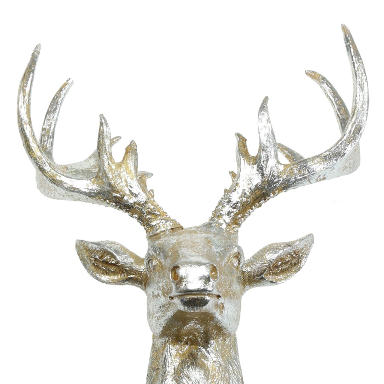 Jackalope Wandhalterung – Goldene Hirschkopf-Skulptur Aus Harz, Skurrile Deko Für Wohnzimmer & Mehr