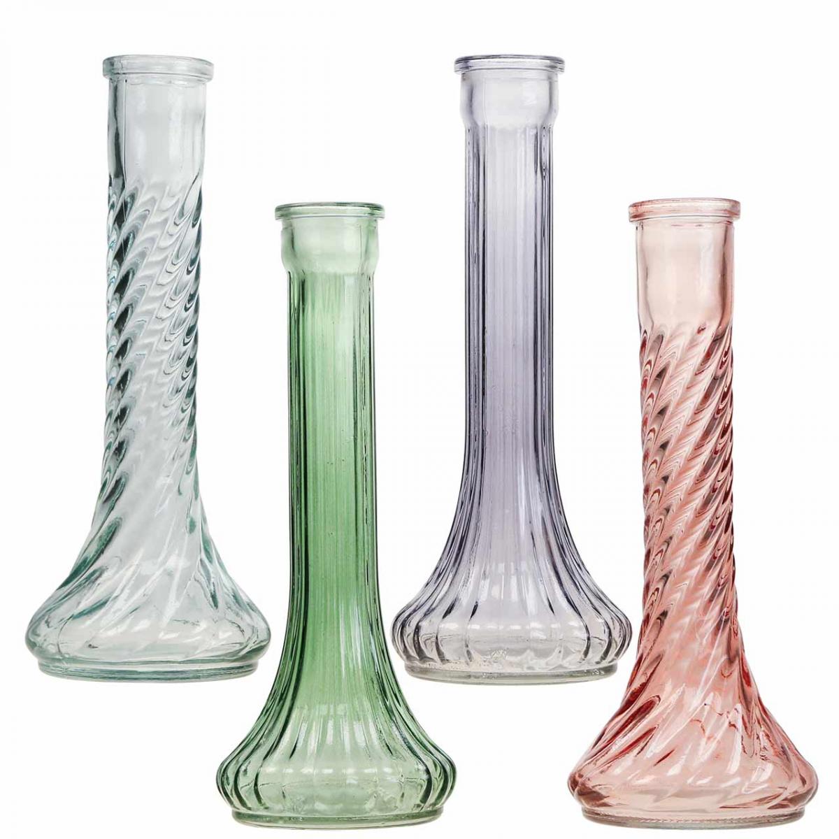 Sandra Rich Glasvase Solifleur – 40 Cm Hoch, 6 Cm Durchmesser, Transparent & Mundgeblasen