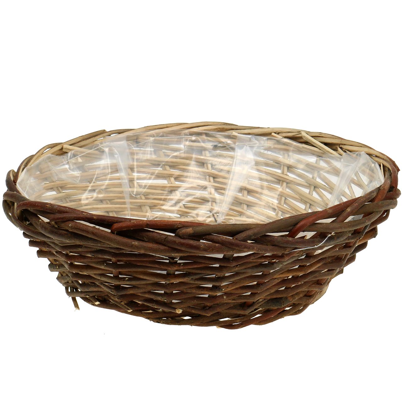 Weidenkorb Ø 45 cm H 32 cm Dekokorb Pflanzkorb Pflanztopf Pflanzen 