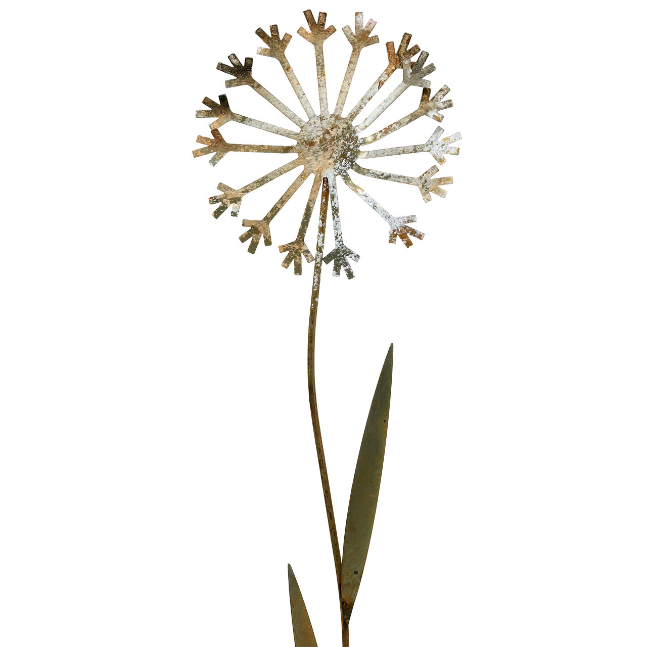 Gartenstecker Pusteblume Edelrost Metall Ø18 H88cm ... Gartenstecker Pusteblume Edelrost Metall Ø18 H88cm ...