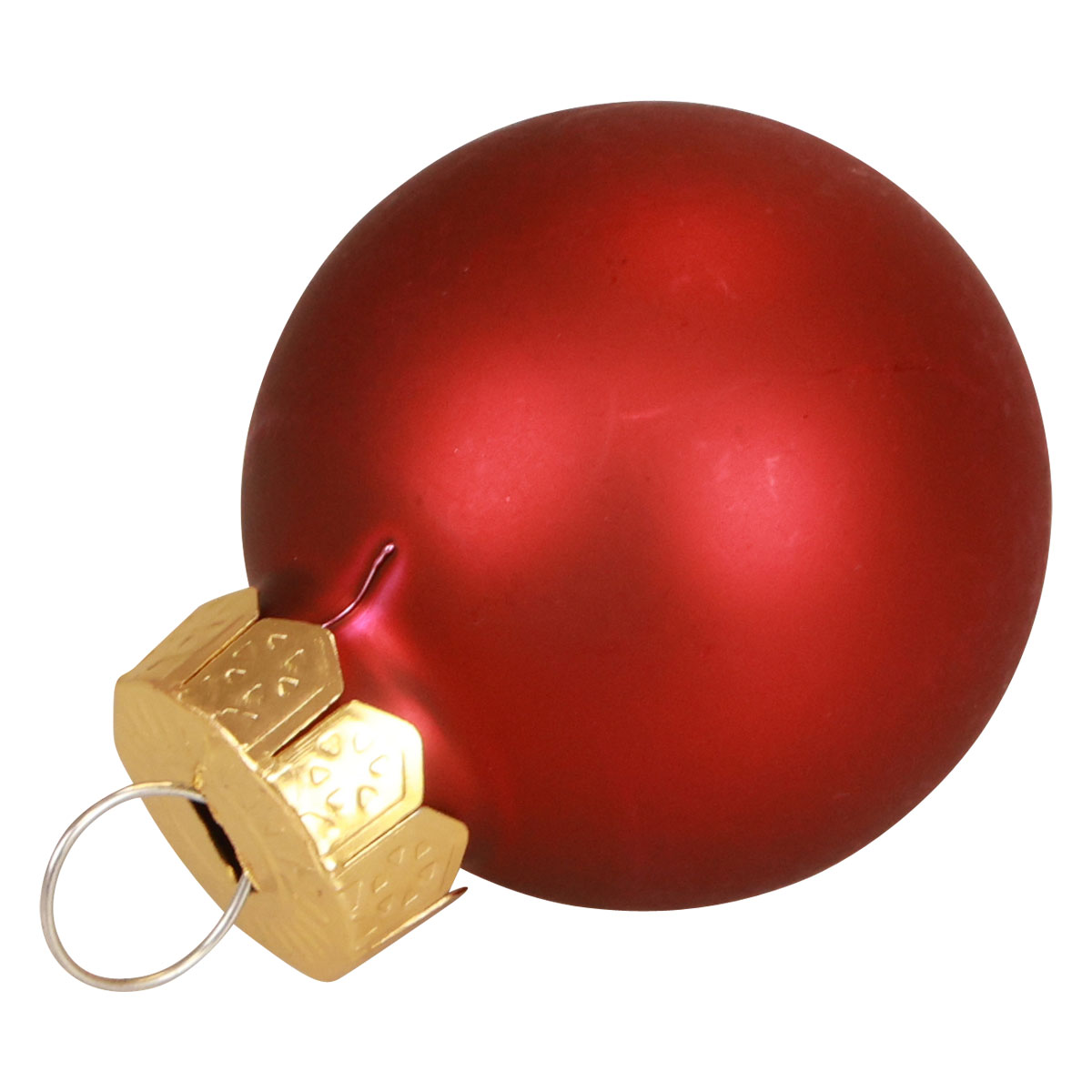 Floristik24.at Mini Weihnachtskugeln Rot Matt/Glänzend Ø2,5cm 20 St