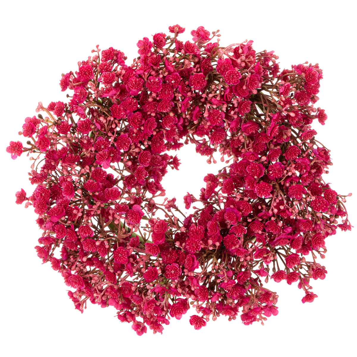 Künstlicher Blumenkranz Rot 30 cm Innenbereich