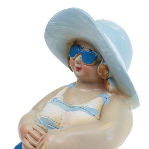 Floristik24 Maritime Deko Damen Dekofiguren Baddeko H10/9,5cm 2er-Set