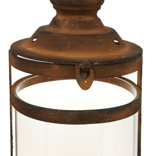 Floristik24 Deko Laterne Windlicht Rost Optik Metall Deko Ø15cm H46cm