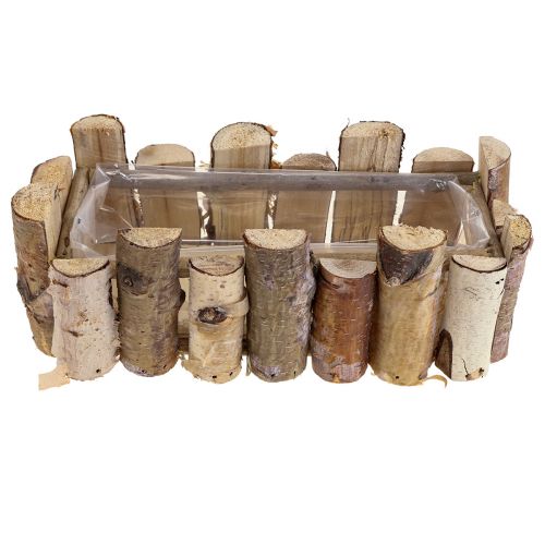 Pflanzkasten Birkenäste Blumenkasten Holz Birke 27×13×10cm