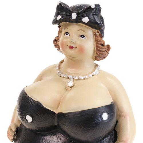 Artikel Dekofigur mollige Frau Damen Figur Baddeko H16cm 2er-Set