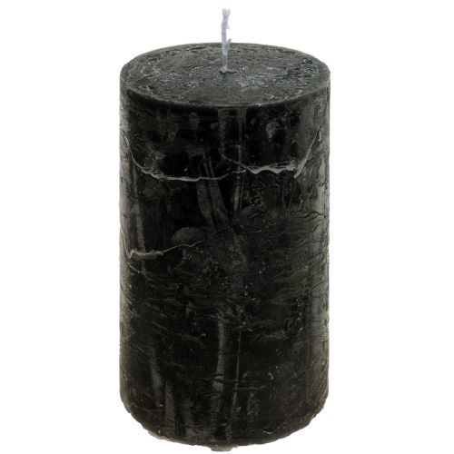 Schwarze Kerzen Durchgefärbt Stumpenkerzen 50x100mm 4 St