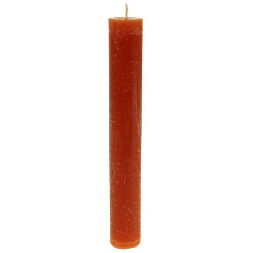 Stabkerzen durchgefärbt Braune Kerzen 34×240mm 4St