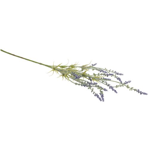 Floristik24 Kunstblumen Lavendel Deko Lavendelzweig Lila 48cm