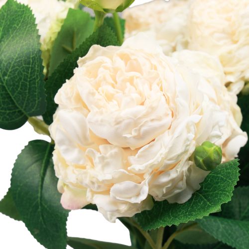 Artikel Kunstrosen Creme Künstliche Rosen Dry Look 53cm 3 St