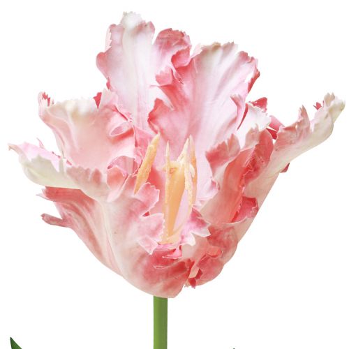 Kunstblume Floristik24.at 69cm-14896 Tulpe künstlich Rosa Papageientulpe