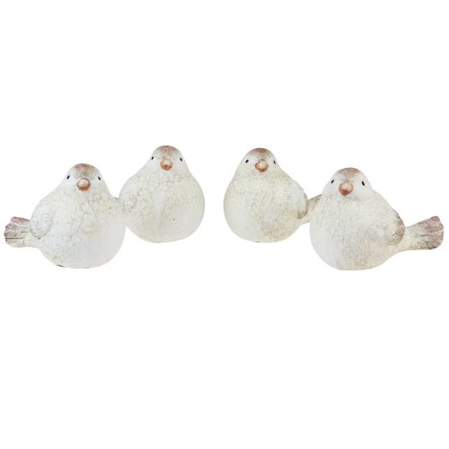 Floristik24 Tischdeko Frühlingsdeko Deko Vogelfiguren 8,5cm 4 St