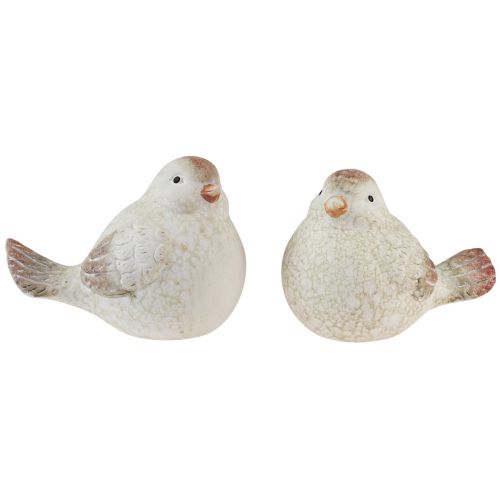 Floristik24 Tischdeko Frühlingsdeko Deko Vogelfiguren 11,5/12,5cm 2 St