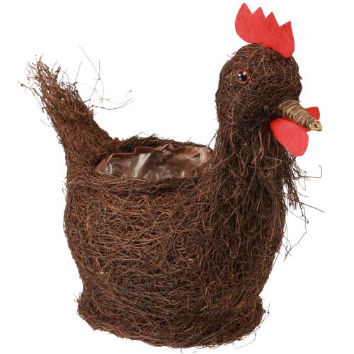 Artikel Osterdeko Pflanzkorb Deko Huhn zum Bepflanzen 36cm