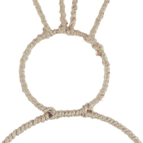 Artikel Osterhasen Deko Loop Natur Osterdeko Hase 20×40cm 4 St