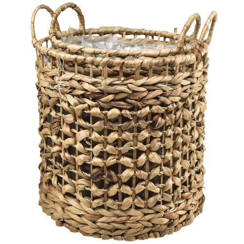 Artikel Pflanzkorb Seegras Korb Wasserhyazinthe Ø31/26cm 2er-Set