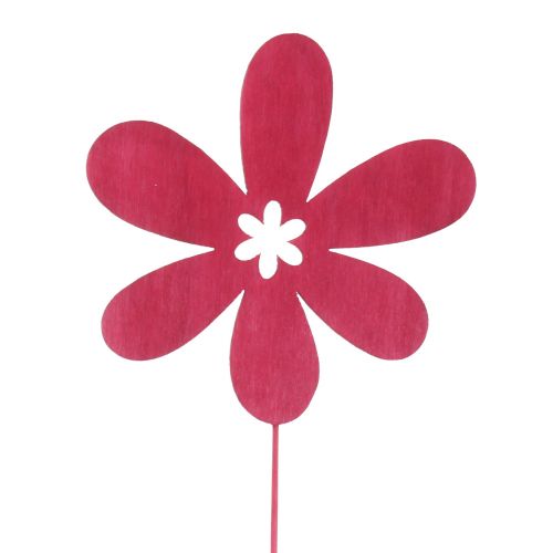 Artikel Frühlingsdeko Blumenstecker Holz Blüte 30,5cm 18 St
