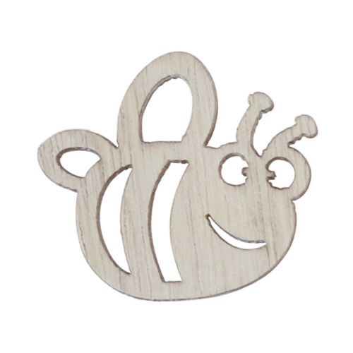Artikel Streudeko Holz Bienen Deko Tischdeko Sommer 4×3,5cm 72 St