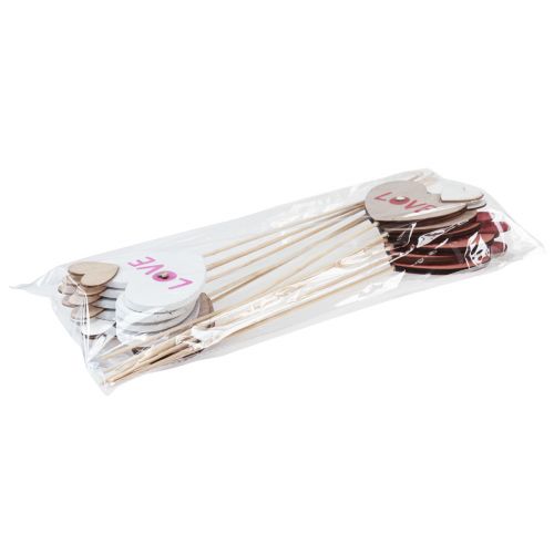 Artikel Blumenstecker aus Holz Love Dekostecker 8×7,5cm 12 St