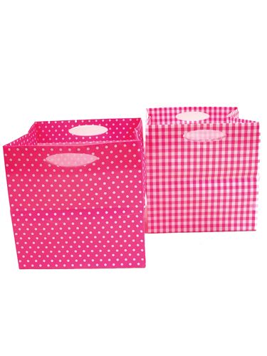 Floristik24 Plastiktasche 10,5x10,5cm 16St. fuchsia