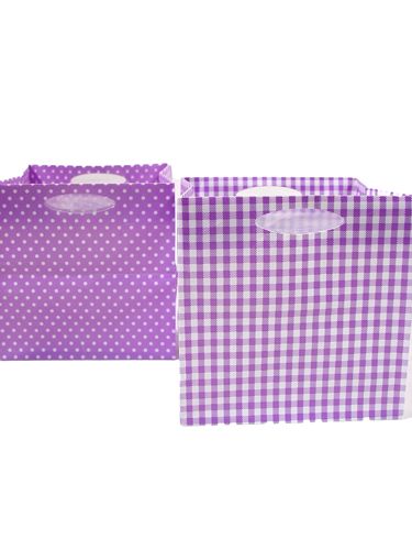 Floristik24 Plastiktasche 10,5x10,5cm 16St. violett