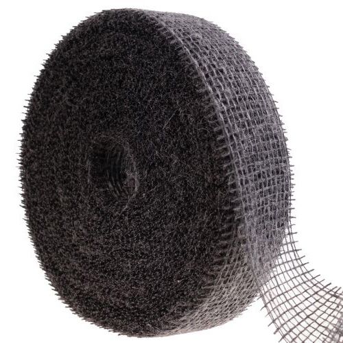 Juteband Netzband 5 cm x 40 m Taupe für Dekorationen bestellen | Floristik24.at