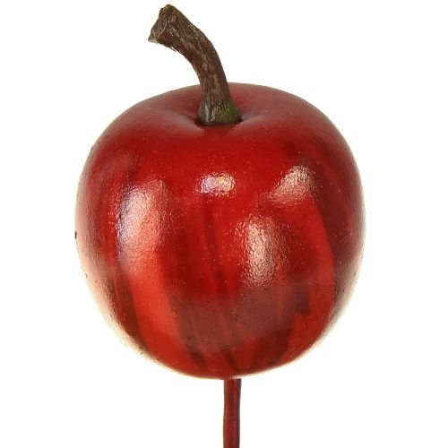 Artikel Mini-Äpfel am Draht 3cm glänzend 24 St