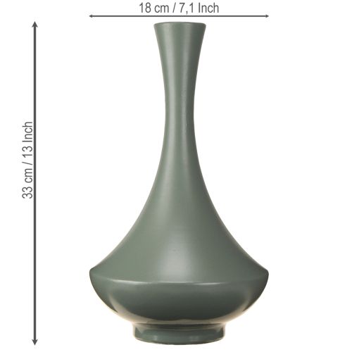 Artikel Vase elegant geschwungene Form modernes Interieur dekoration 33cm