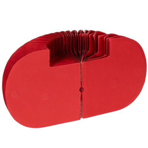 Papierkürbis Rot Wabenpapier 24 cm 4er Set für Tischdekoration | Floristik24.at