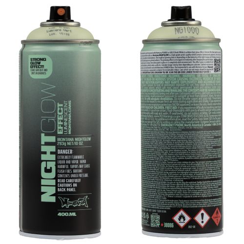 Floristik24 Fluoreszierende Farbe Spraydose Nightglow Grün 400ml