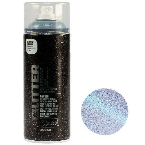 Glitter Spray Montana Effect Sprühlack Blau Cosmos 400ml