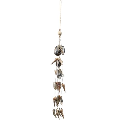 Floristik24 Maritimes Windspiel Schneckenhaus Deko Muscheln 58cm