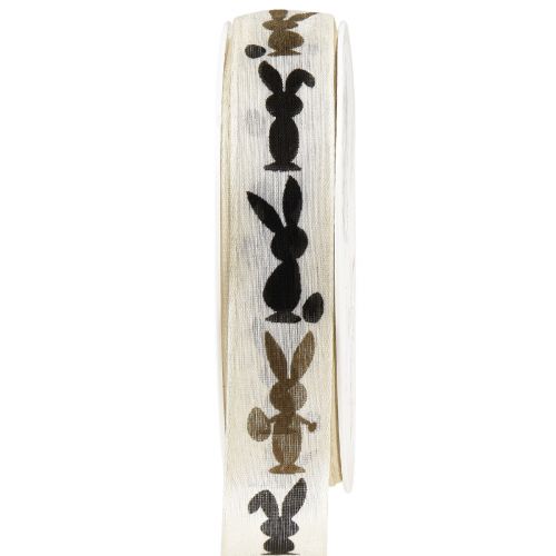 Floristik24 Geschenkband Ostern Schleifenband mit Draht 25mm 18m