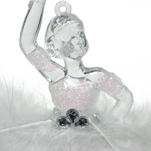 Floristik24 Baumschmuck, Adventsdeko, Ballerina Anhänger 12,5-14cm 3St