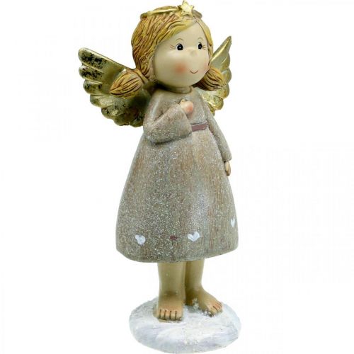 Adventsdeko, Schutzengel, Weihnachtsengel, Engel Figur  H24cm-06050