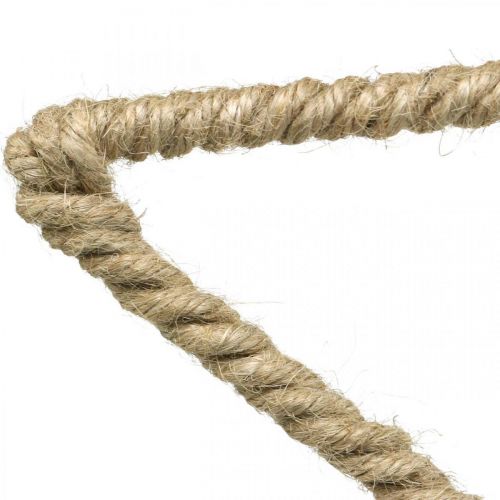 Floristik24 Adventsdeko, Weihnachtsdeko Stern, Dekostern Jute B31cm 4 St