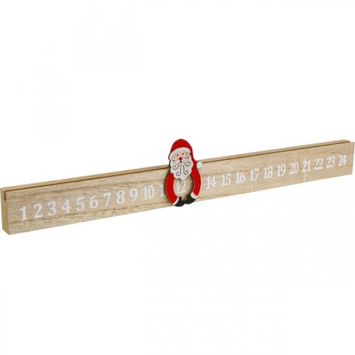 Artikel Adventskalender Holz Adventsleiste Deko Advent 48,5cm 3St