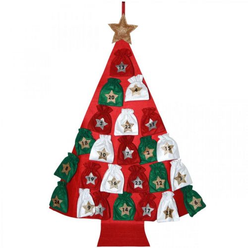 Floristik24 Adventskalender zum Selber befüllen Filz Weihnachtsbaum H115cm