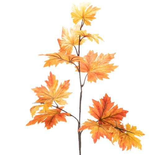 Künstlicher Ahornzweig 100cm Herbstfarben für Wohnraumdekoration | Floristik24.at