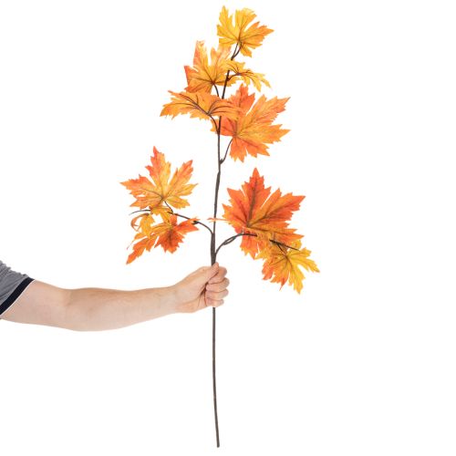 Künstlicher Ahornzweig 100cm Herbstfarben für Wohnraumdekoration | Floristik24.at