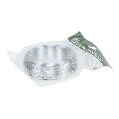 Floristik24 Aludraht 1mm 500g Silber