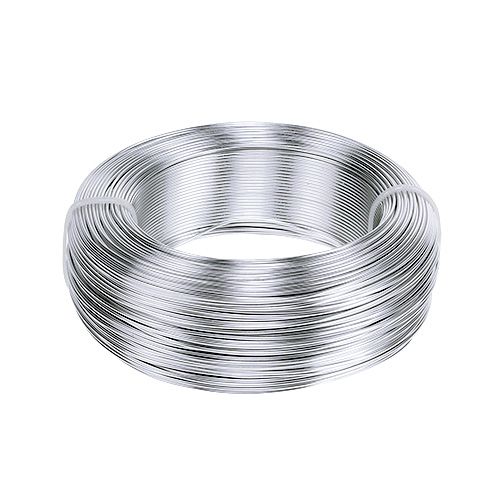 Floristik24 Aludraht 1mm 500g Silber