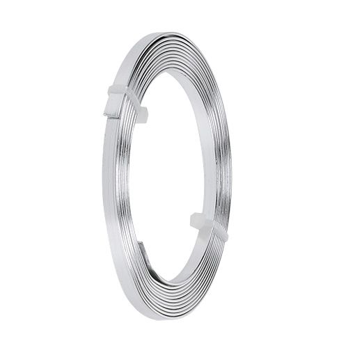 Artikel Aluminium Flachdraht Silber 5mm x 1mm 2,5m