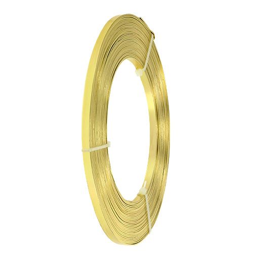 Artikel Aluminium Flachdraht Gold 5mm 10m