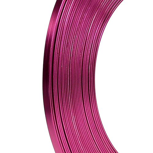 Artikel Aluminium Flachdraht Pink 5mm 10m