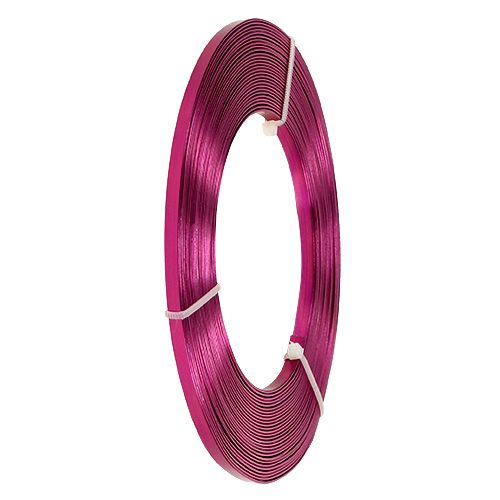 Artikel Aluminium Flachdraht Pink 5mm 10m