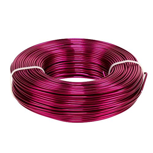 Aluminiumdraht Ø2mm 500g 60m Pink