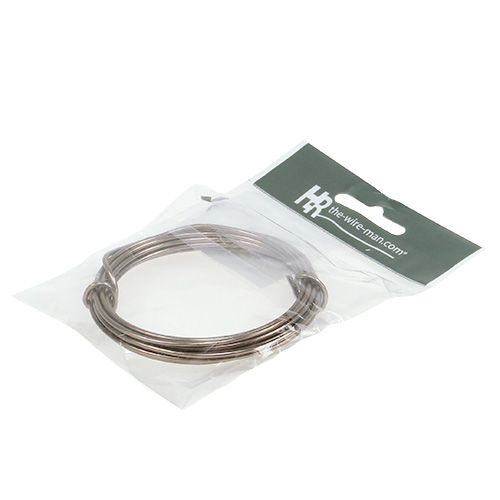 Artikel Aluminiumdraht 2mm Braun 3m