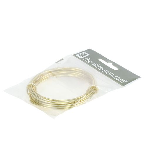 Artikel Aluminiumdraht 2mm Gold 3m