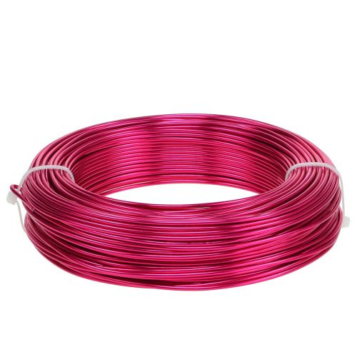 Floristik24 Aluminiumdraht Ø2mm Pink 60m 500g